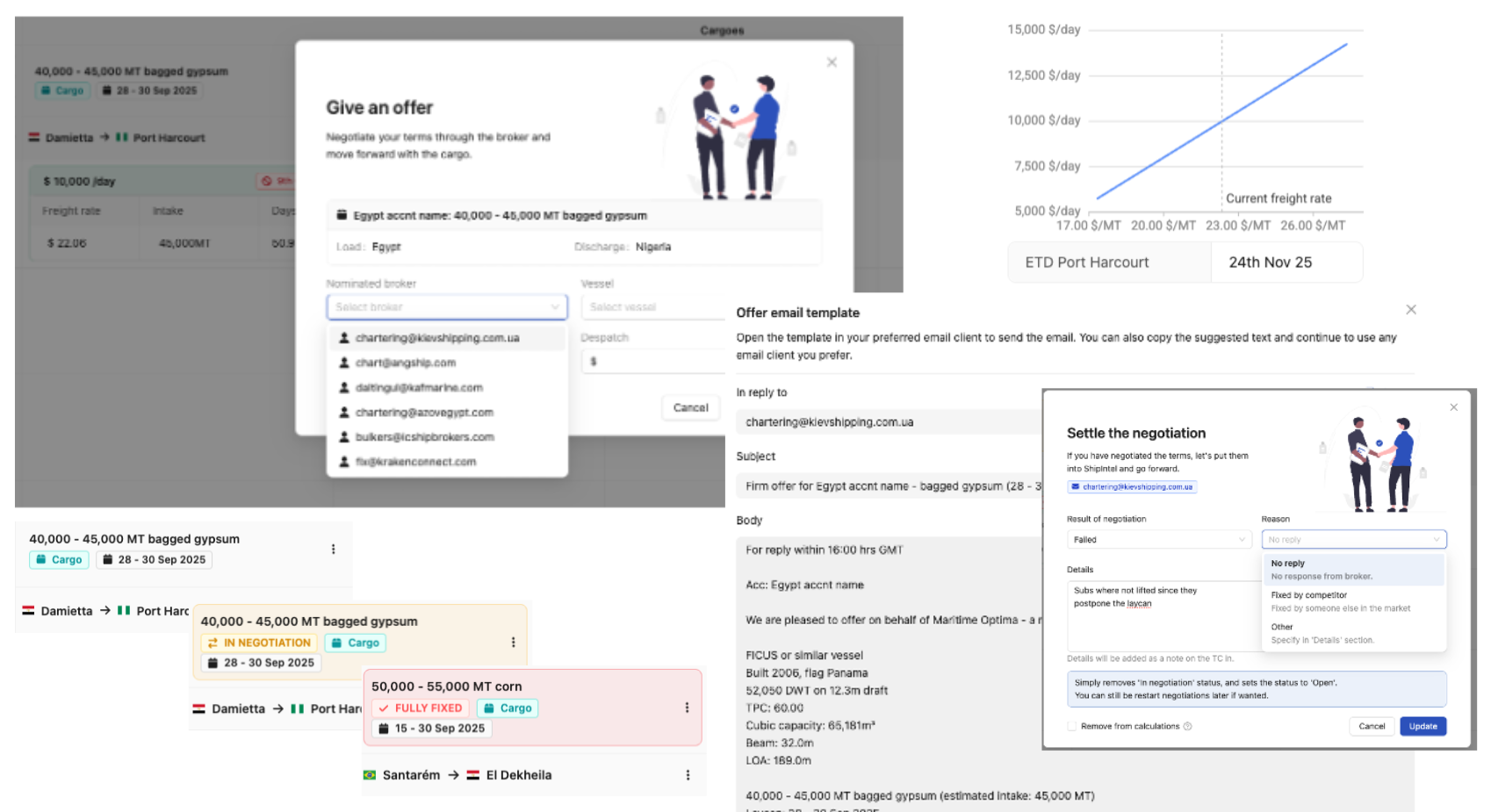 A PC and a smartphone displaying the Live AIS feature, from the Essential Toolkit in ShipIntel, showing real-time maritime traffic information and vessel movement on both screens.